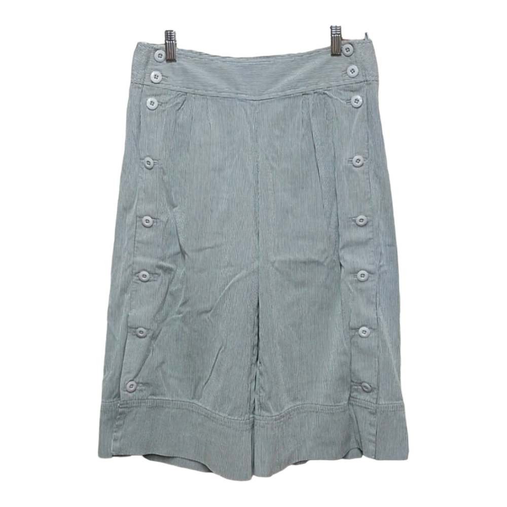 elevenses Pinstripe Wide Leg Cropped pants - Picture 1 of 11
